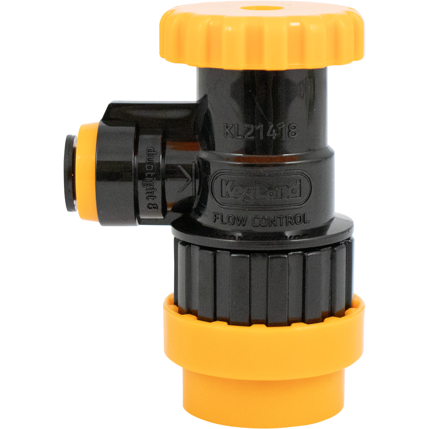 Duotight Flow Control Ball Lock Bev Out (Black) - 8mm (5/16)