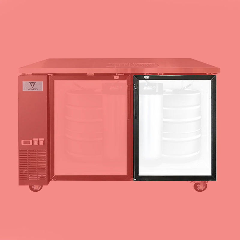 Komos Kegerator Olympus - Replacement Glass Door - Right or Middle