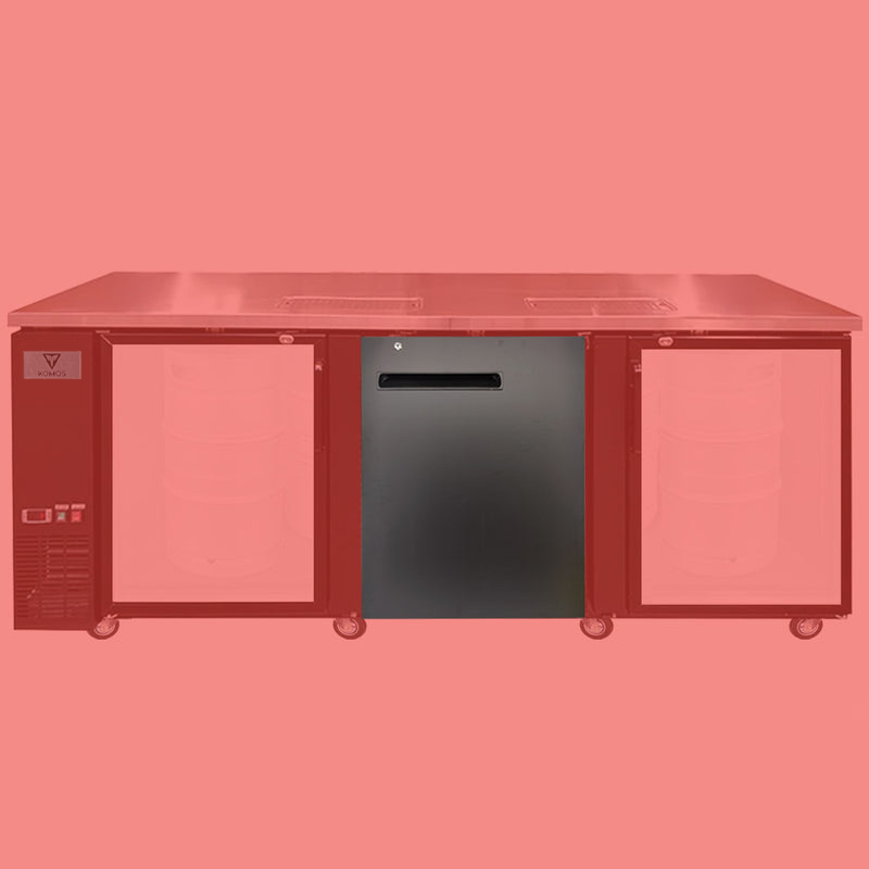 Komos Kegerator Olympus - Replacement Solid Door - Right or Middle