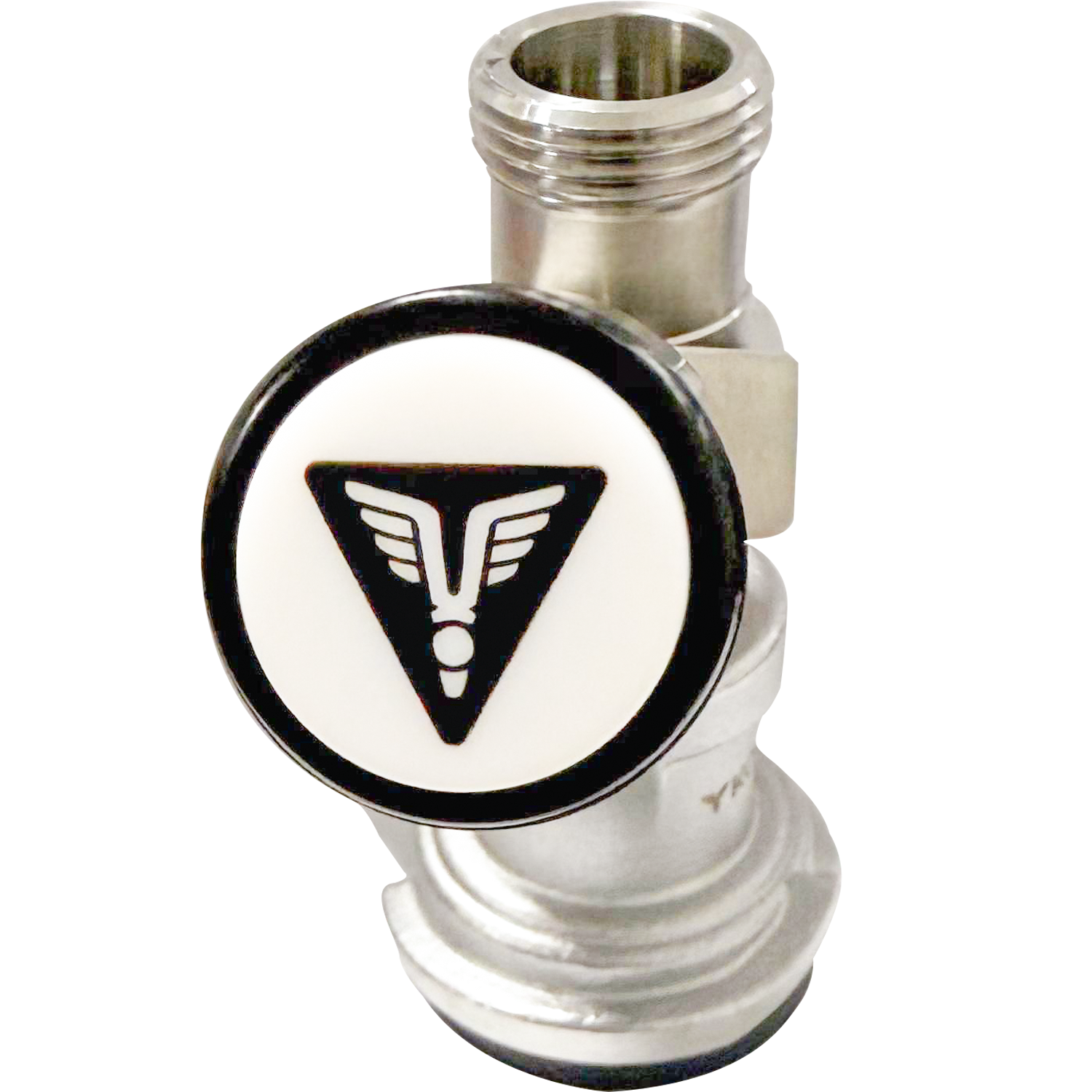 KOMOS Keg Coupler - D-Style Sanke Coupler - Pull Style Handle - Stainless Steel