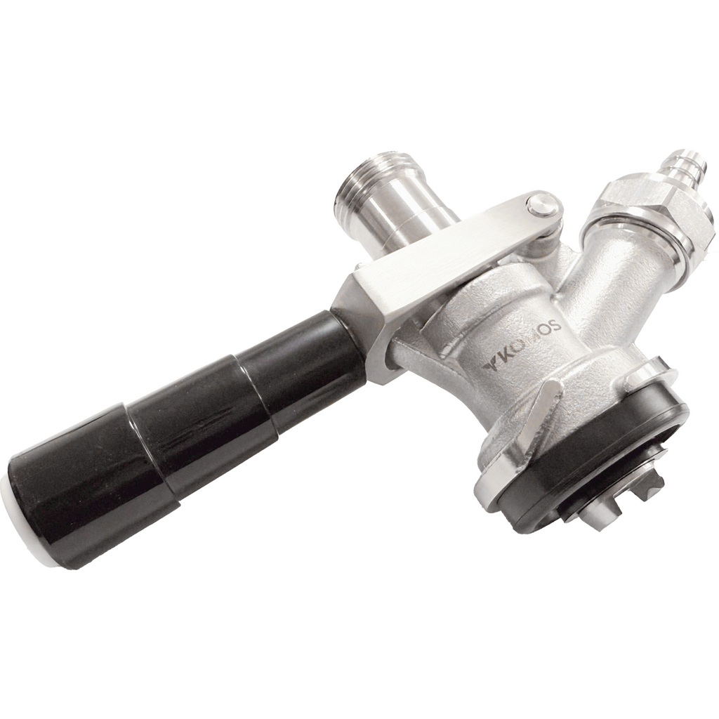 KOMOS Keg Coupler - D-Style Sanke Coupler - Pull Style Handle - Stainless Steel