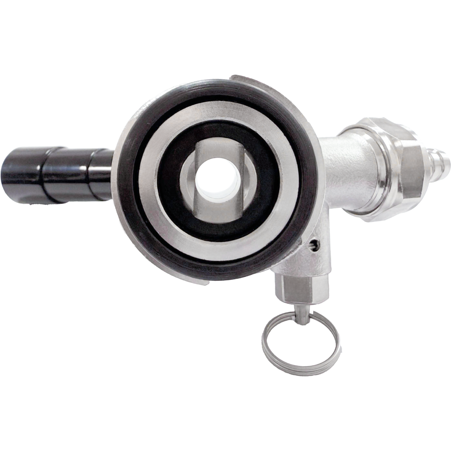 KOMOS Keg Coupler - D-Style Sanke Coupler - Pull Style Handle - Stainless Steel