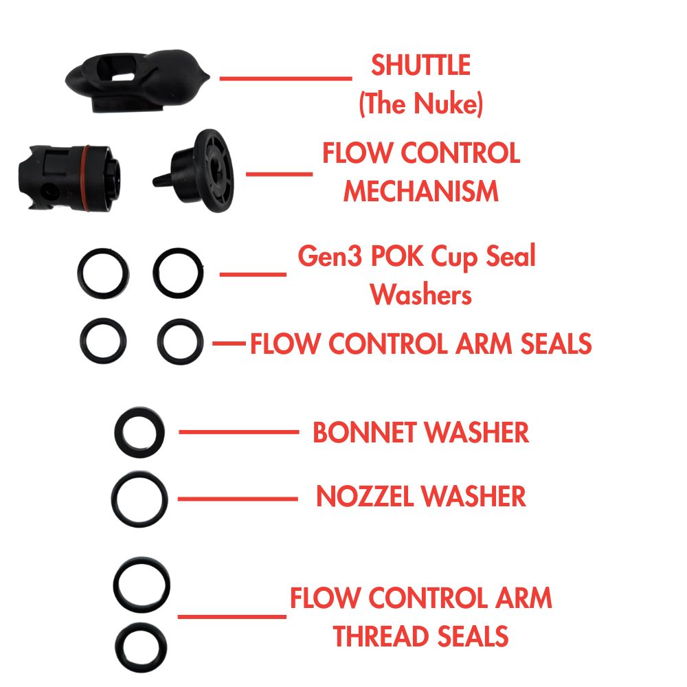 Nukatap - Seal Kit G3 POK for Flow Control Faucets