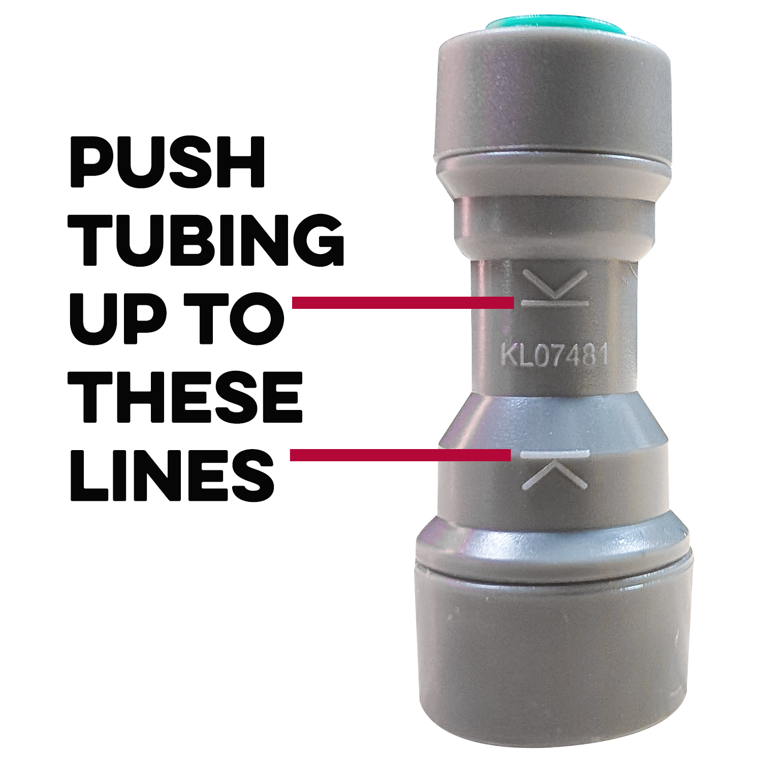 Duotight - 6.35mm (1/4) x 8mm (5/16) Reducer