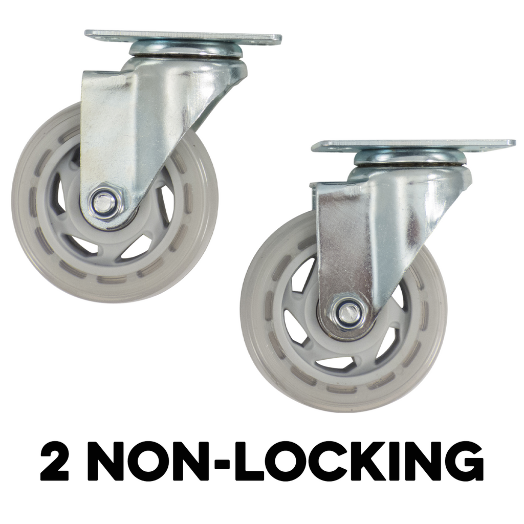 Komos Kegerator - Set of 4 - Heavy Duty Castor Wheel Upgrade for Kegerator - (KG400 / KG401 / KG490)