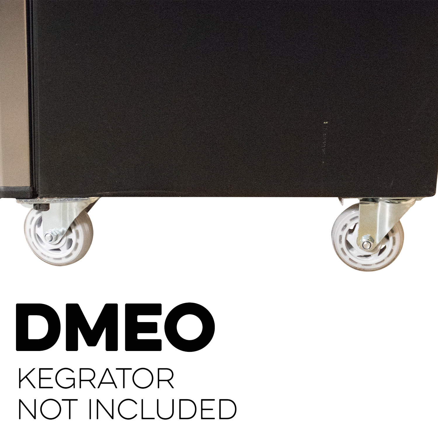 Komos Kegerator - Set of 4 - Heavy Duty Castor Wheel Upgrade for Kegerator - (KG400 / KG401 / KG490)