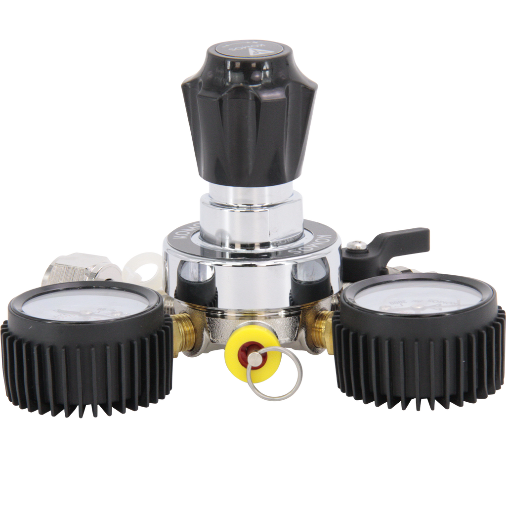 KOMOS Universal 50 - Dual Gauge CO2 Regulator - 50 psi