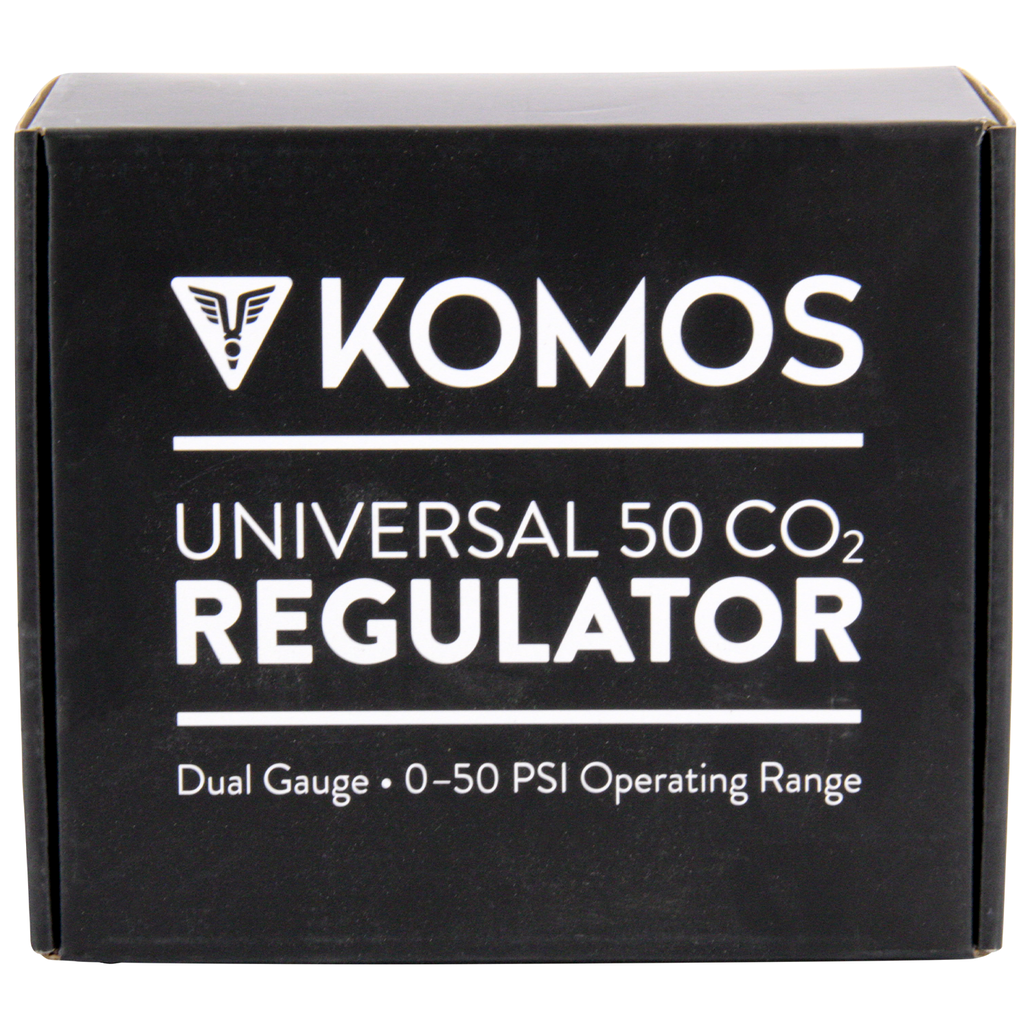KOMOS Universal 50 - Dual Gauge CO2 Regulator - 50 psi