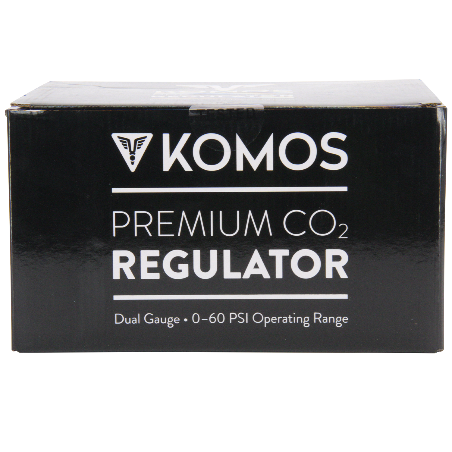 KOMOS Premium Dual Gauge CO2 Regulator - Tool-Free - 60 psi