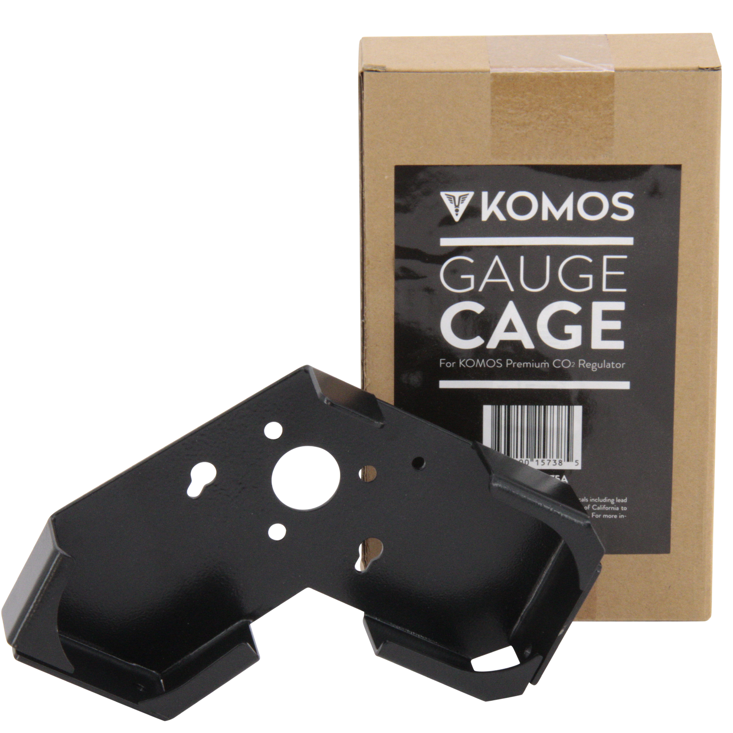 Gauge Cage for KOMOS Premium - Dual Gauge CO2 Regulator - 60 psi (D1077 / D1175)