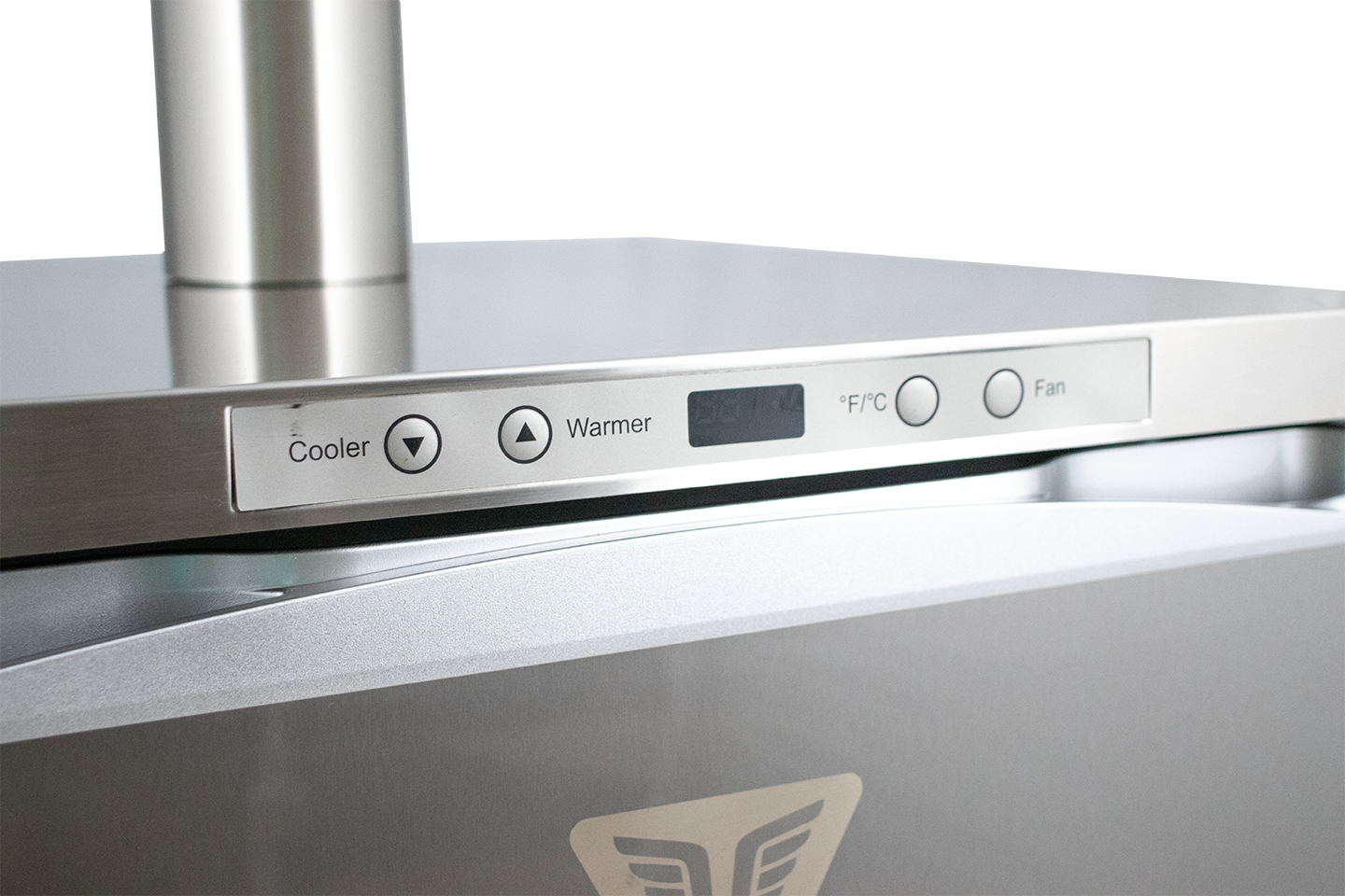 Komos V2 Kegerator Deluxe Stainless with Komos Regulator - REFRIGERATOR ONLY - COSMETIC DEFECT