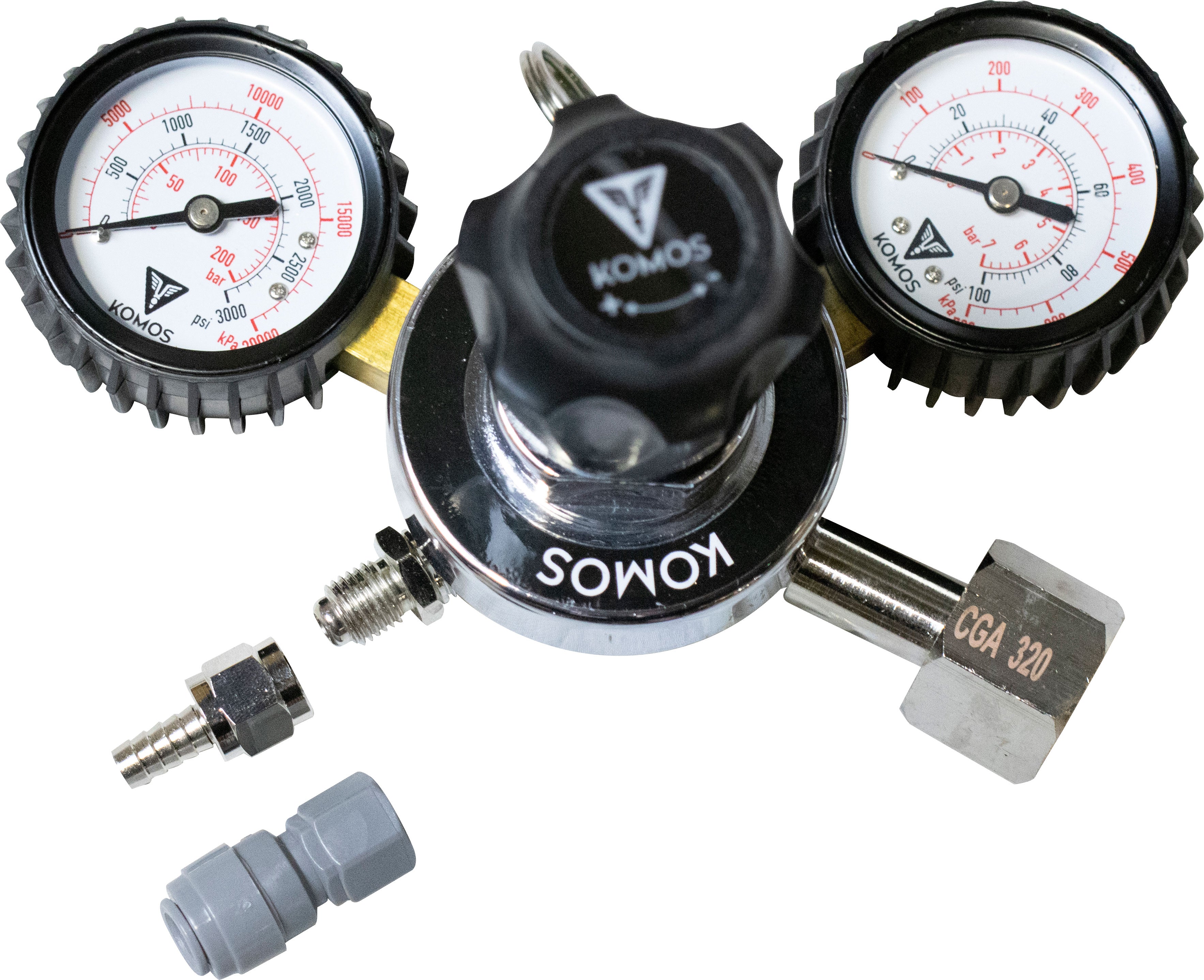 Komos V2 Kegerator Deluxe Stainless with Komos Regulator - REFRIGERATOR ONLY - COSMETIC DEFECT