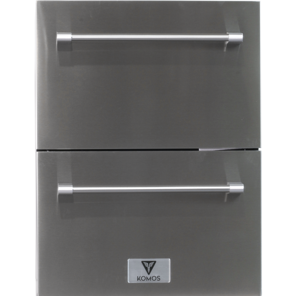Komos - Drawer Fridge -  24 in. Wide Outdoor Built-In Drawer Fridge