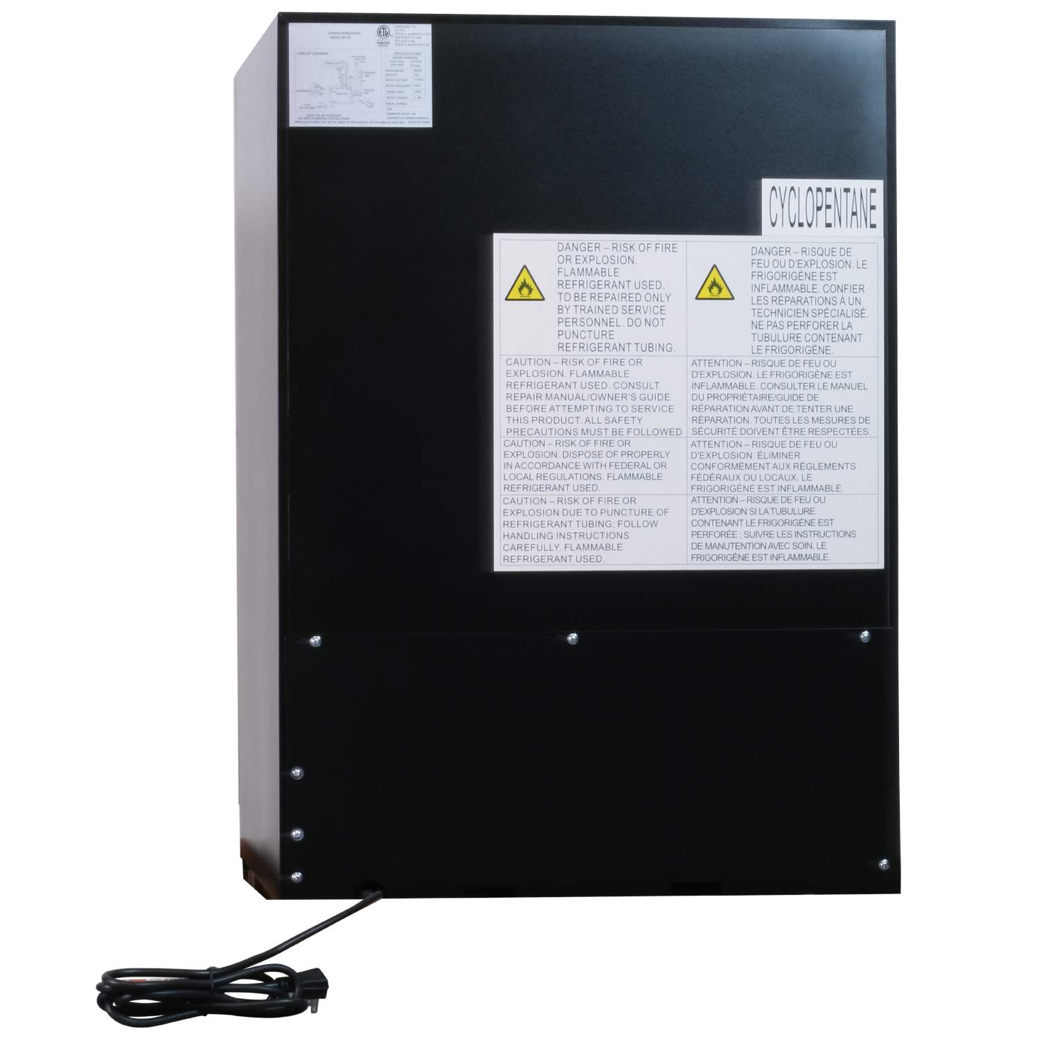 Komos - Drawer Fridge -  24 in. Wide Outdoor Built-In Drawer Fridge