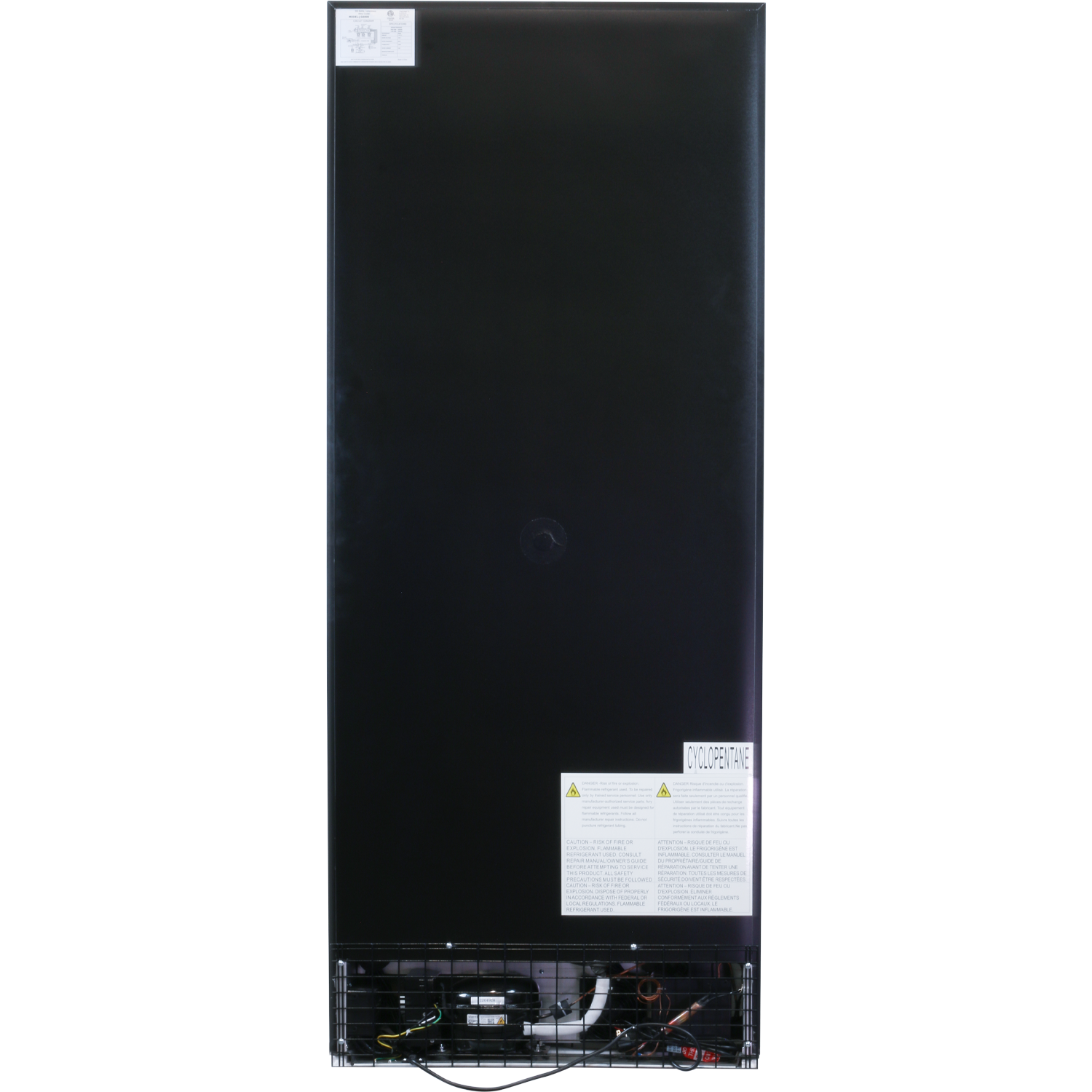 Komos - Wine & Beer Cooler - 30 in. Wide Double Glass Door Cooler - Dual Zone - Wine Bottle + Beer Can