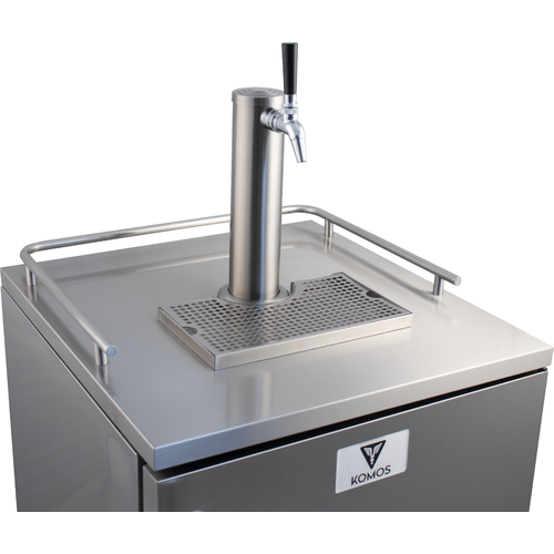 KOMOS® Pro Stainless Steel Outdoor Kegerator Stainless NukaTap