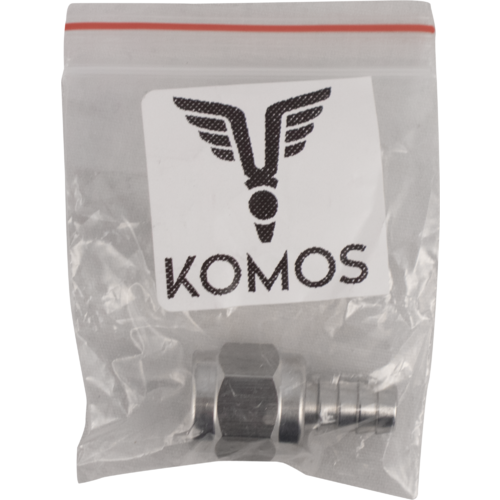 KOMOS® | Stainless Flare Fitting Set | 1/4 in. Swivel Nut & Barb