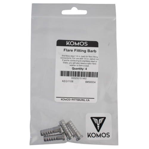 KOMOS® | Flare Fitting | Stainless 1/4